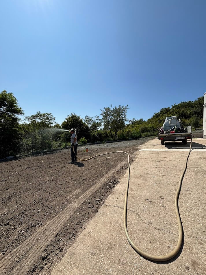 Spevňovanie svahu detail